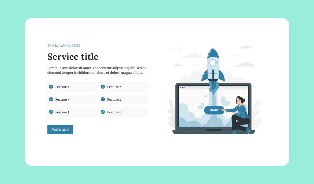 Service Section for Divi